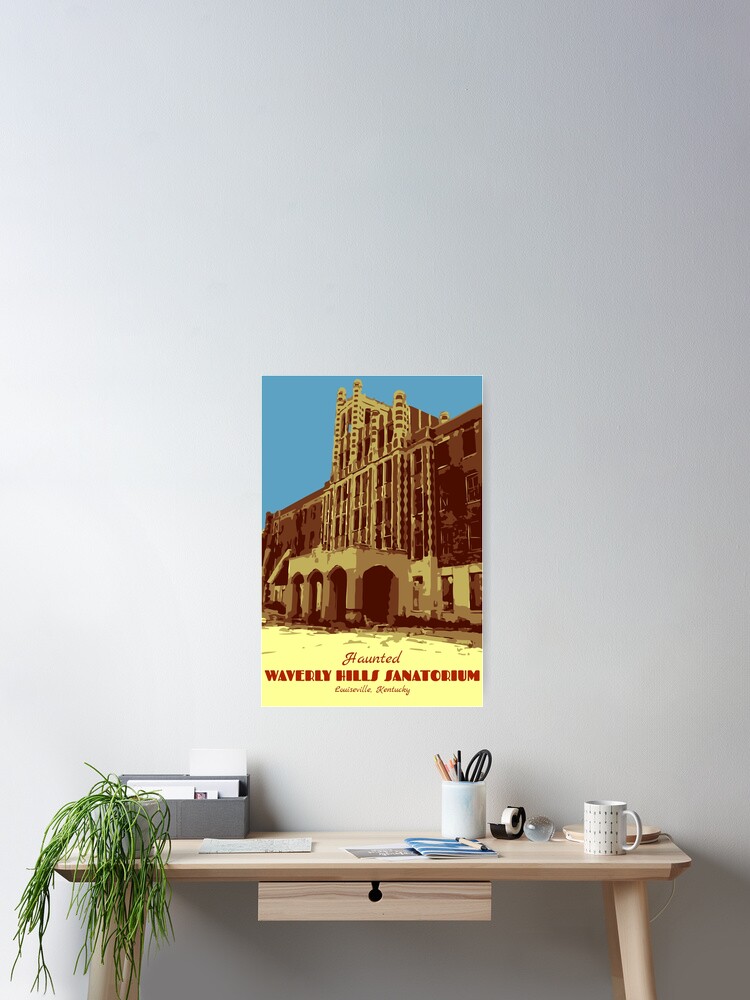 Alternate view of Waverly Hills Sanatorium Art Deco Poster