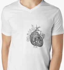 there's an empty space inside my heart where the weeds take root Men's V-Neck T-Shirt