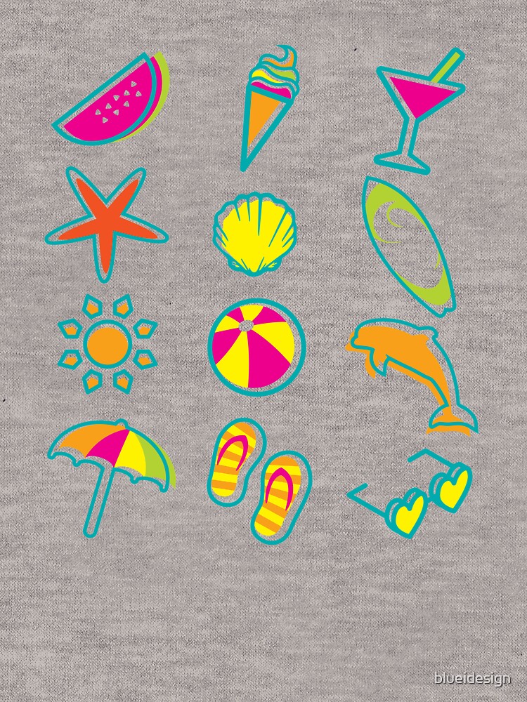 Summer Fun Beach Icons by blueidesign