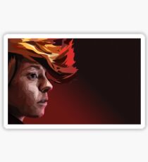 VECTOR PORTRAIT---la roux Sticker
