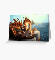 Hookfang and Snotlout Greeting Card