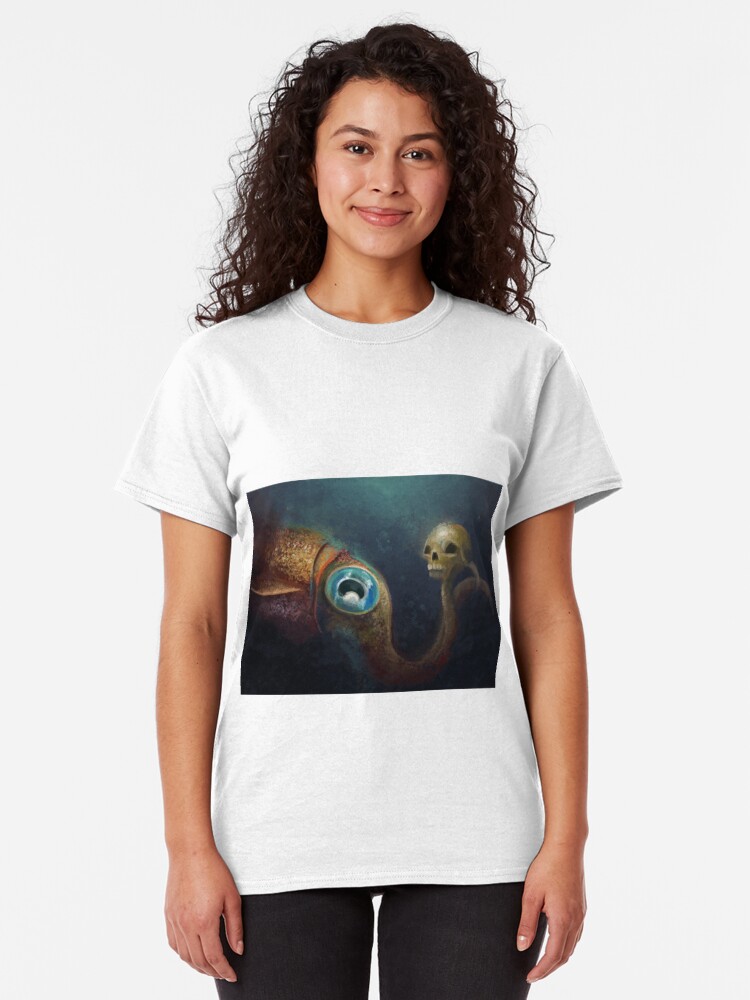 Alternate view of To Squid Or Not To Squid Classic T-Shirt