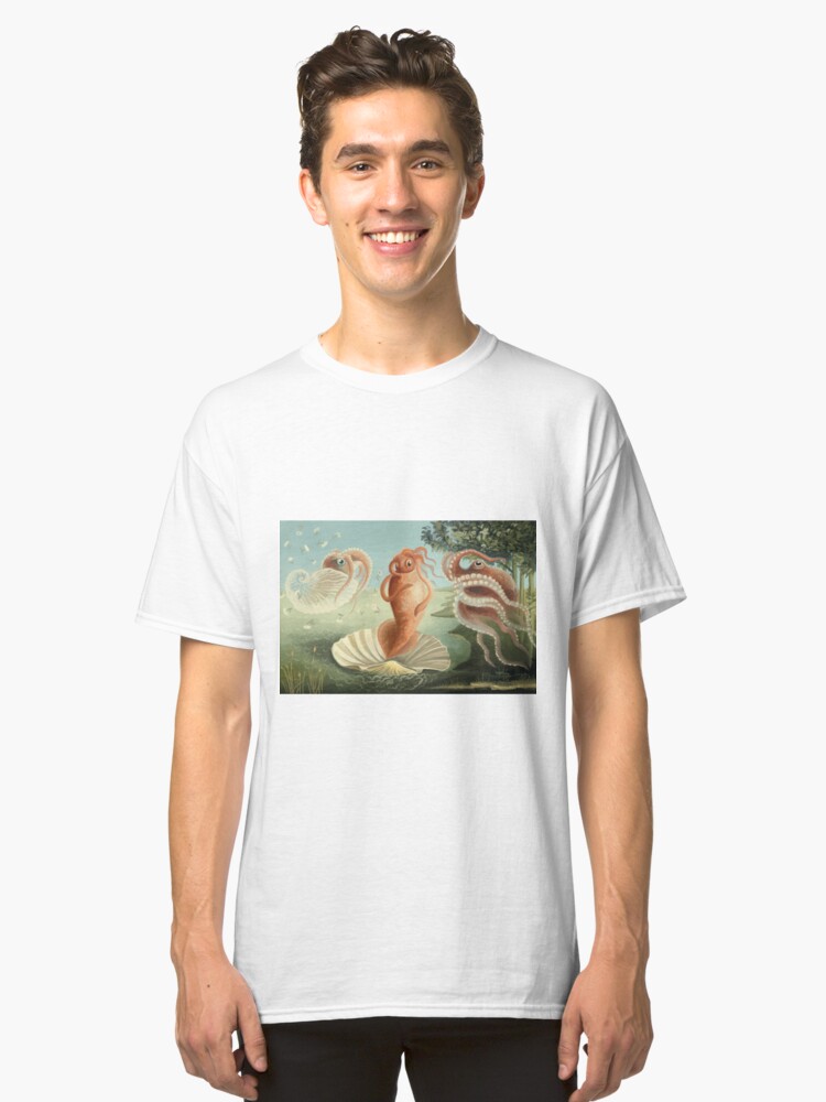 Alternate view of The Birth of Squid Classic T-Shirt