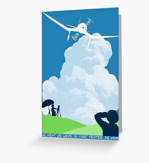Wind rises Greeting Card