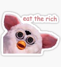 eat the rich Sticker