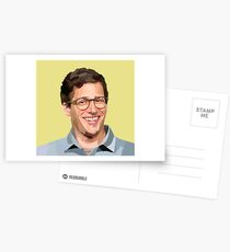 VECTOR PORTRAIT---andy samberg Postcards