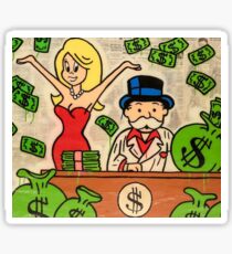 $ Scarface x Monopoly Man $ Sticker