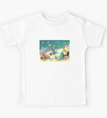 Monster Summer Time on the Beach Kids Tee