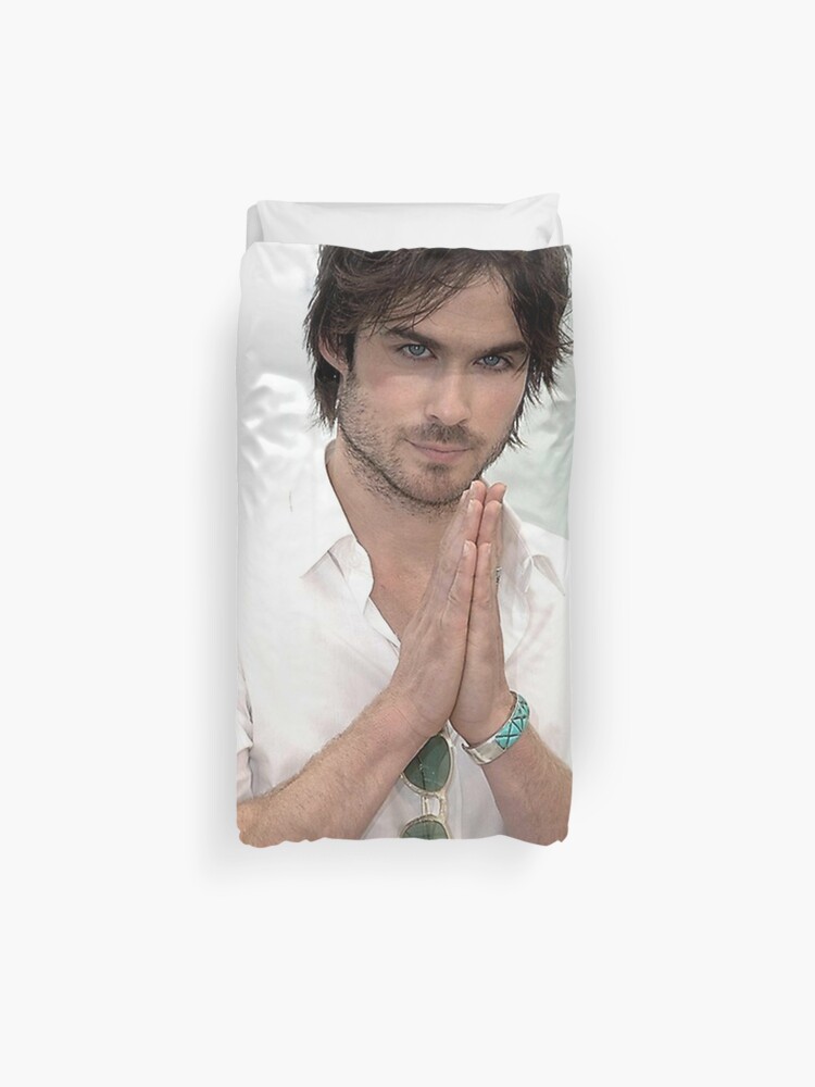 Ian Somerhalder Damon Salvatore Duvet Cover By Juuyedxxx Redbubble