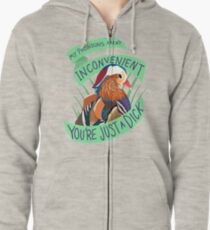 Pronoun Duck Zipped Hoodie