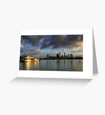 Decoy on the Swan Greeting Card
