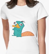 Perry The Platypus Women's Fitted T-Shirt