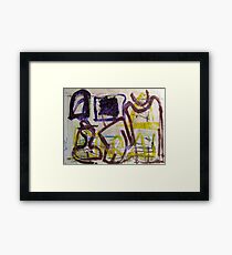 Sit Com Framed Print