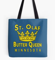 ST OLAF BUTTER QUEEN WITH CROWN Tote Bag
