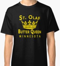 ST OLAF BUTTER QUEEN WITH CROWN Classic T-Shirt