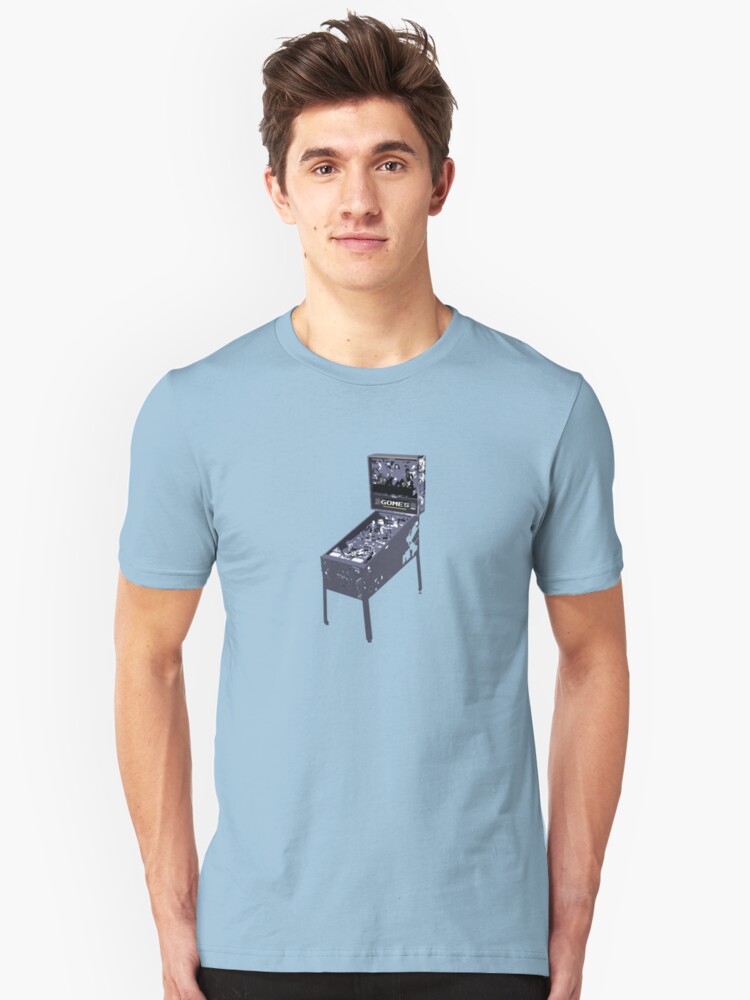 Alternate view of Pinball Gomes! Slim Fit T-Shirt