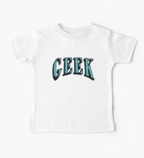GEEK in Blue Baby Tee