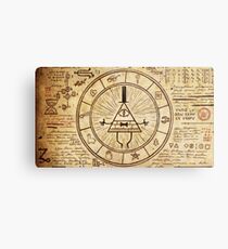 Bill Cipher Wheel Metal Print