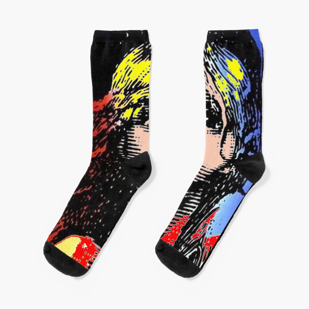 LES MISERABLES: Restored Colorized Advertising Print Socks