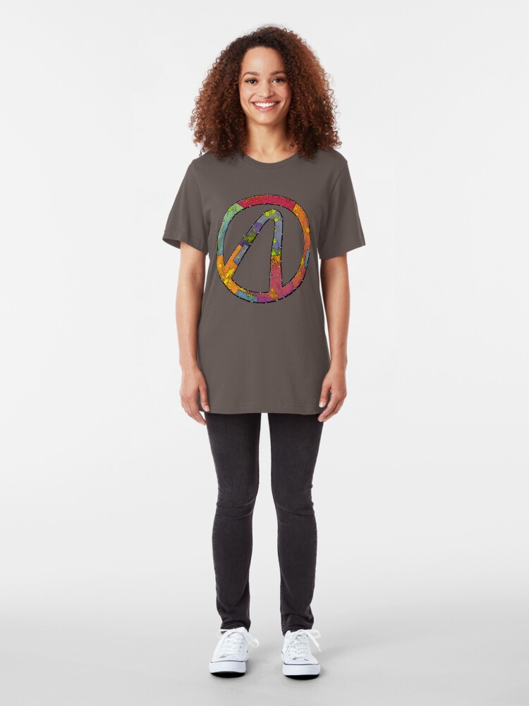 Alternate view of Vault Symbol Stitched Varkid - Borderlands Slim Fit T-Shirt