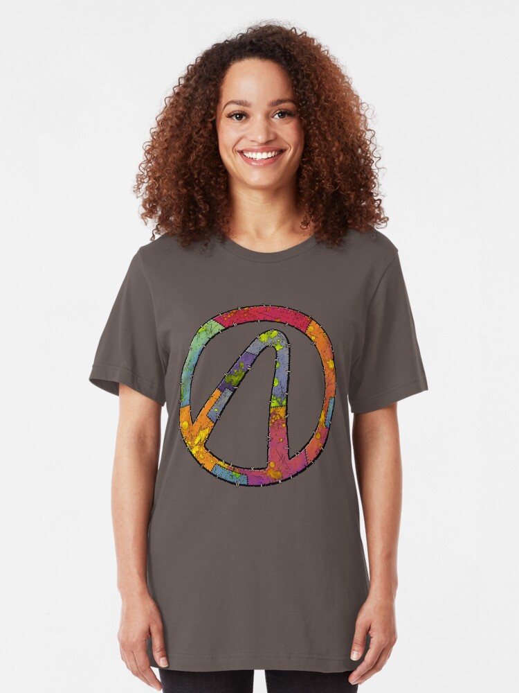 Alternate view of Vault Symbol Stitched Varkid - Borderlands Slim Fit T-Shirt