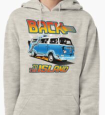 Back to the Island Lost And Back to the Future Spoof Pullover Hoodie