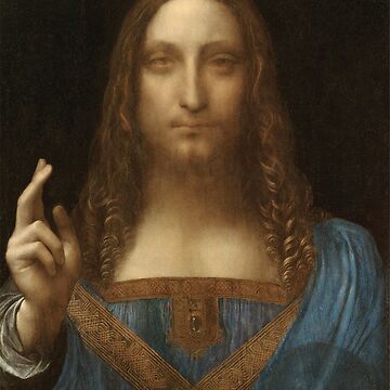 Salvator Mundi Leonardo DaVindi 1500 Jesus Christ Savior of the