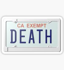 Death Grips Plate Sticker