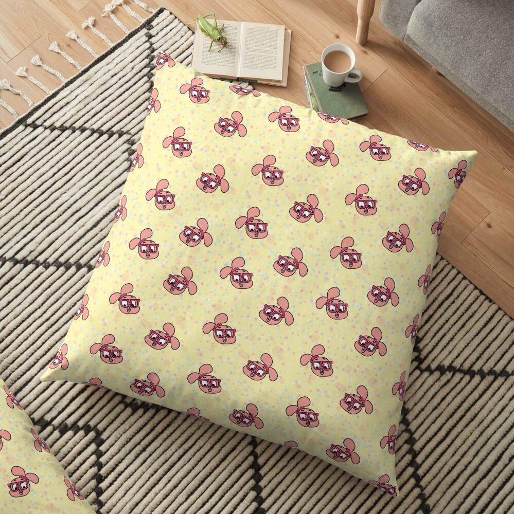 Anais Watterson Pattern - The Amazing World of Gumball Floor Pillow