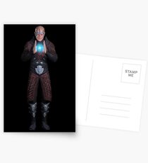 Sorcerer and Blue Fireball Postcards
