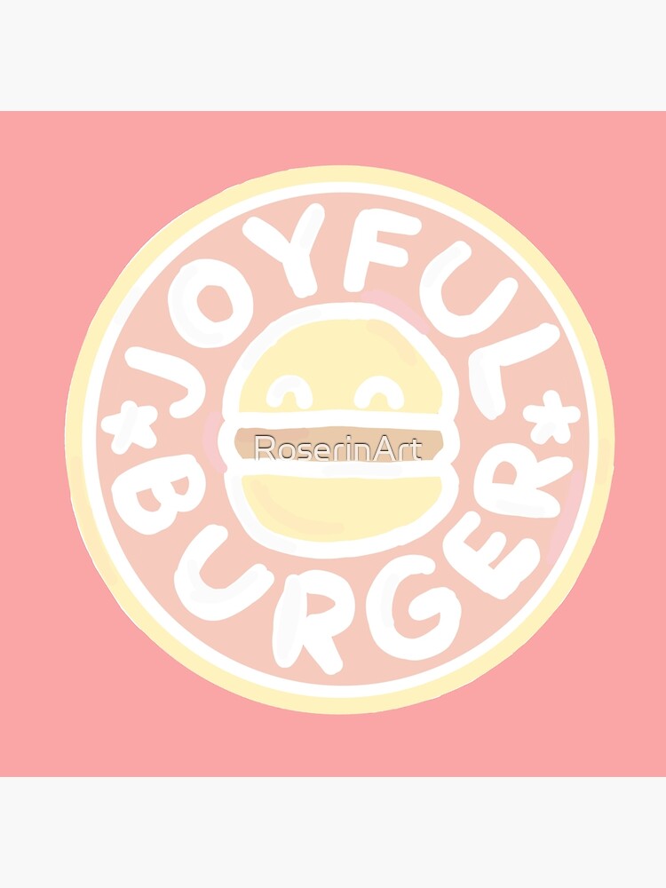 Pastel Joyful Burger Doodle - The Amazing World of Gumball by RoserinArt