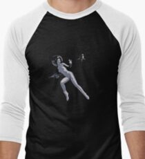 Girl with Raygun Men's Baseball ¾ T-Shirt