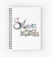 Cuaderno de espiral Silent Islands Splatterpaint Logo V.2