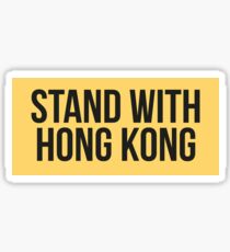 Stand With Hong Kong Sticker
