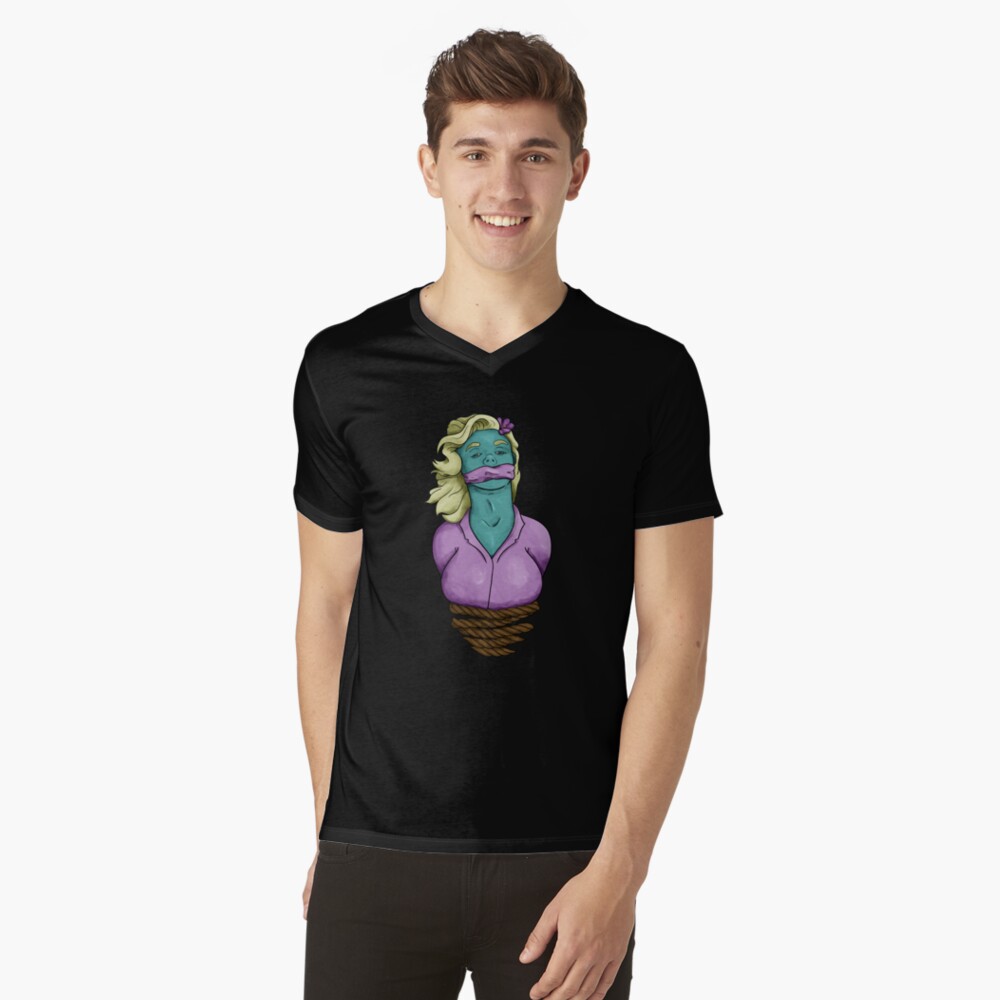 Chloroform Girl V-Neck T-Shirt