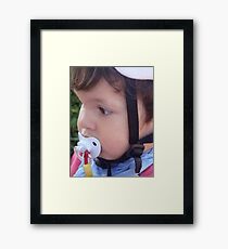 helmet Framed Print