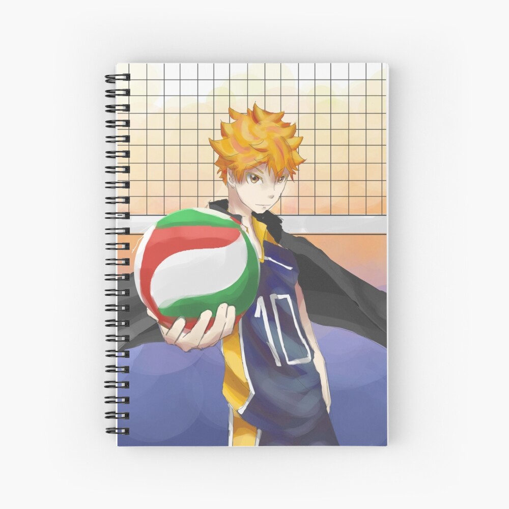 haikyuu karasuno hinata shoyo spiral notebook by