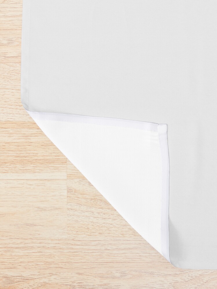 Alternate view of Uncanny Robotics Shower Curtain