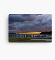 Lummi Bay Sunset Canvas Print