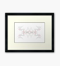 Aura / Symmetrical Angel Framed Print