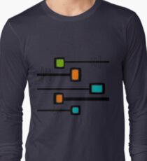 Mid-Century Modern Abstract Long Sleeve T-Shirt