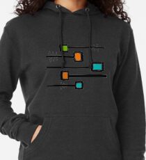 Mid-Century moderne Zusammenfassung Leichter Hoodie