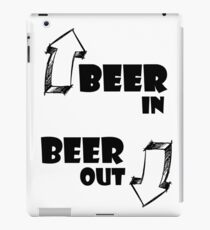 Beer In, Beer Out iPad Case/Skin