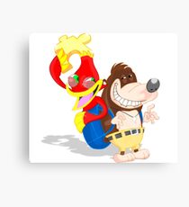 Ren and Stimpy x Banjo-Kazooie Canvas Print
