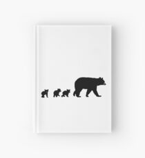 Mama Bear and her Cubs. Hardcover Journal