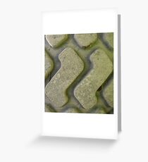 two letter ZED Greeting Card