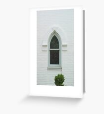 Church Window Greeting Card