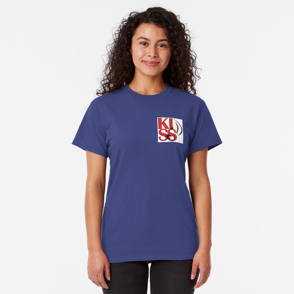 Square Logo Red Classic T-Shirt