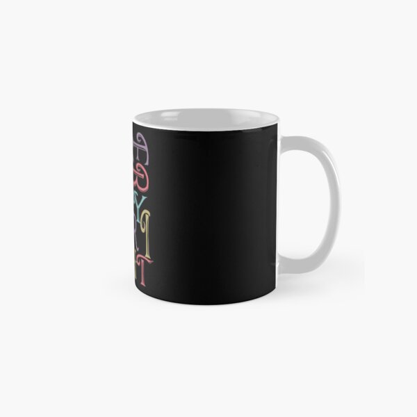 Be Merry and Bright Typography Classic Mug