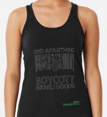 BOYCOTT ISRAELI GOODS Tanktop für Frauen